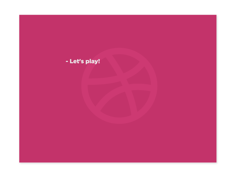 Hello Dribbble! after effects animation design first shot flat gif hello dribbble motion design pink simple