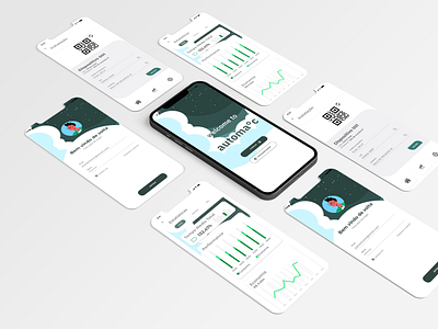 Automa°C app design graphic design illustration ui ux