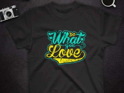 Do what you love typography t shirt design calligraphy t shirt