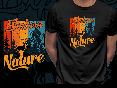 Explore nature camping t shirt design design good things good time inspirational modern motivational natural typographic typography
