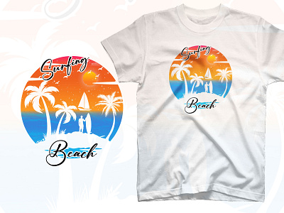 Surfing beach t shirt design beach party beach t shirt print summer t shirt