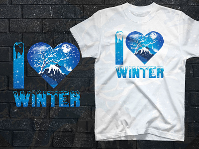 I love winter t shirt design adventure adventure time