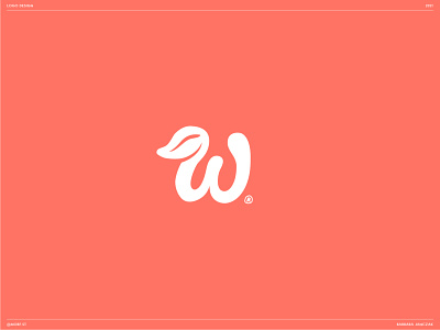 Wilma logo design brand branding capital w food leaf logo logotype plant w