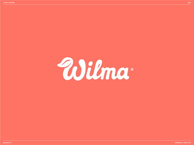 Wilma logo design brand branding capital w food leaf logo w