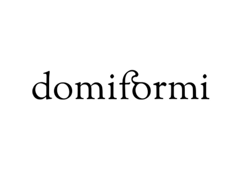 "dom" means "a house" typography. minimal design interior house