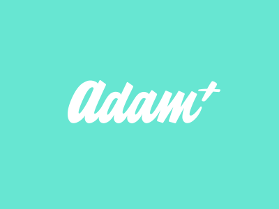 Adam + lettering hand instructor lettering tennis vibe vintage