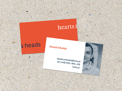 hearts & heads visit card branding card design designthinking heads hearts heartsheads thinking visit