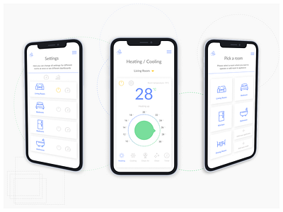 e-Home Smart Phone Application application concept home smart ui ux