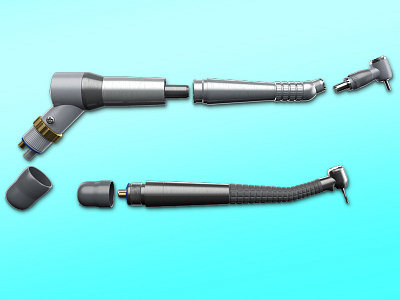 Dental tools 3d autodeskmaya dental tools drill maya mentalray render