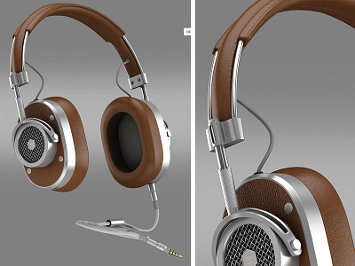 Master & Dynamic MH40 3d autodeskmaya headphones masterdynamic maya mr productrender