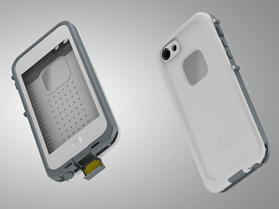 LIFEPROOF 3d lifeproof maya mentalray modeling phone case product design