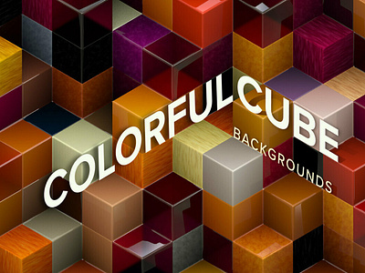 Colorful Cube Backgrounds