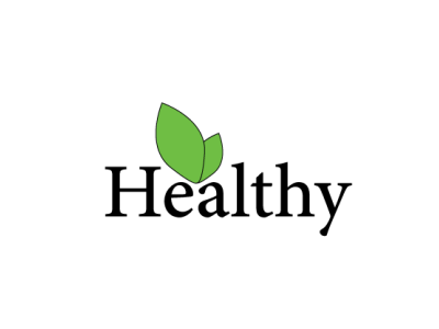 Healthy Logo design icon logo typography vector