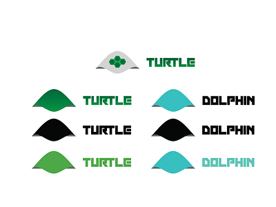 Turtle / Dolphin Logos
