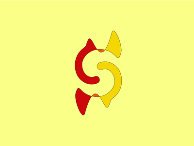 S Logo design icon logo typography vector