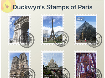 Stamps of Paris