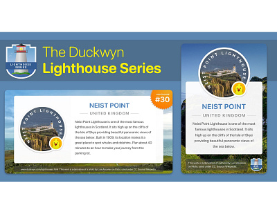 The Duckwyn Lighthouse Sticker Series