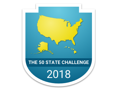 50 State Challenge Badge