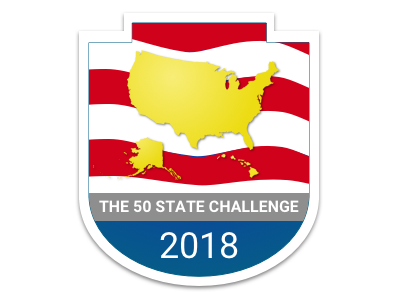 50 State Challenge Badge