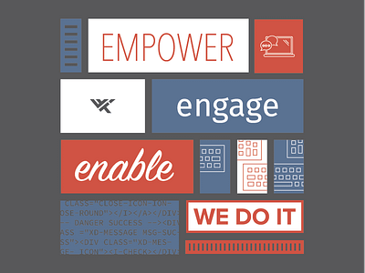 Empower, Engage, Enable DevOps T-Shirt Design