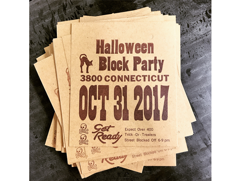 Halloween Block Party Flyer by Theresa Kratschmer on Dribbble