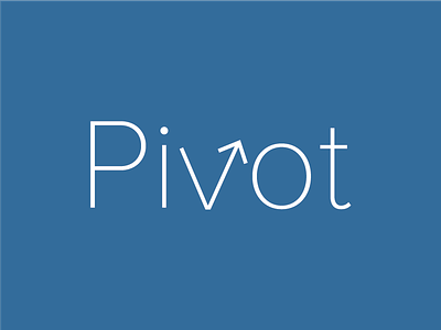Pivot App Logo app logo arrow pivot