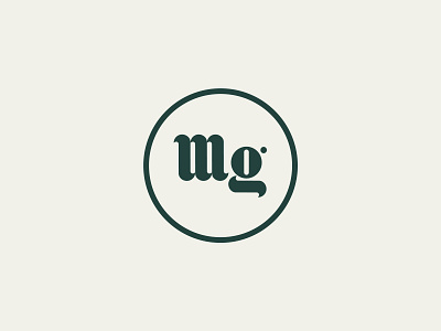 MG logo mark design illustrator logo logo design logotype monogram type typography vector
