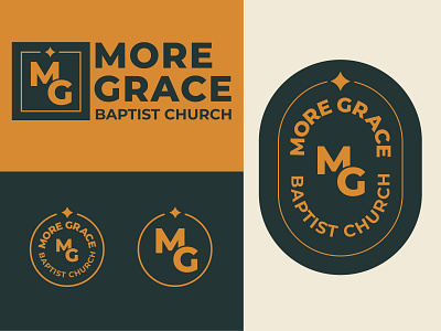 More Grace Logo branding church design logo logo design logo type logos type typography