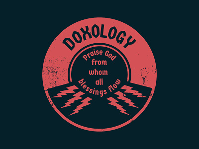 Doxology badge doxology god logo praise