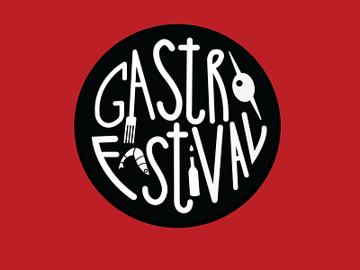 Gastrofestival branding design festival logo vector