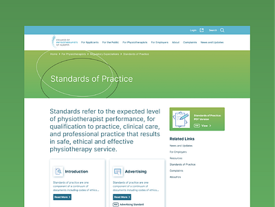 Physiotherapy Alberta – Website Design graphic design ui ux web design
