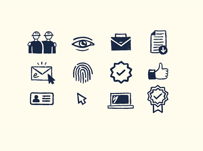 Illustrated Icons – Construction Set graphic design icons illustration