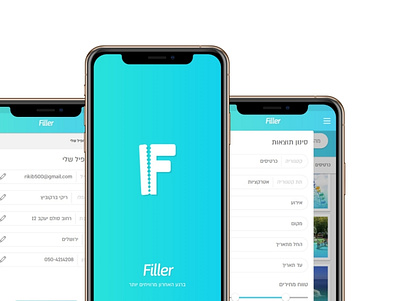 Filler app app branding logo ui