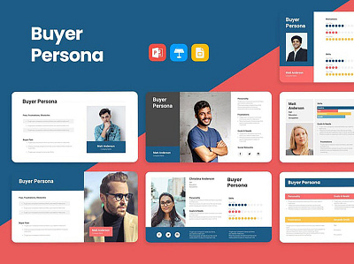Buyer Persona branding buyer persona design graphic design icon illustration powerpoint presentation