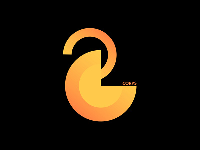 CORPS Concept Logo affinitydesigner branding concept corps design gradient gradientlogo graphic design logo vector