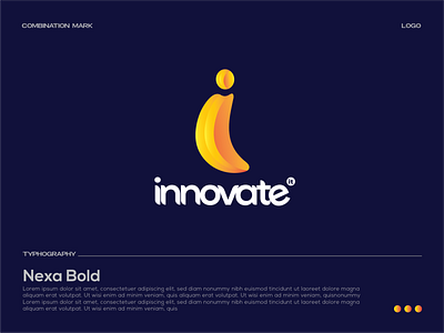 Innovate 3d app branding branding identity design gradient graphic design icon illustration letter logo mark modern motion graphics software symbol technology typhography ui vector