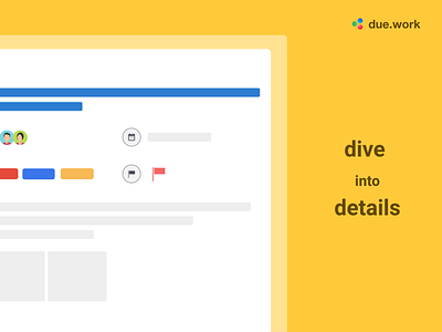 Detail View bug tracking design duework list task task management ui