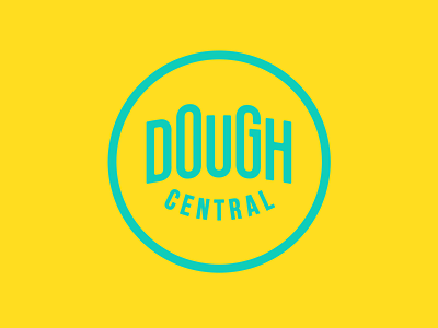 Dough Central branding identity logo london pizza pizza logo pizzeria restaurant restaurant branding smiley smiley face tooting