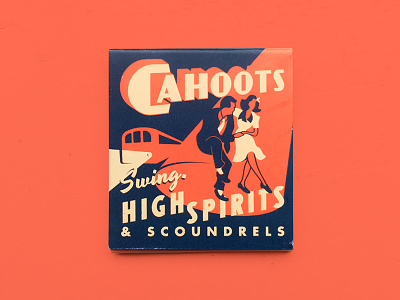Cahoots - Matchbooks 50s cahoots cocktail drinks matchbook retro scoundrels spirits swing underground vintage