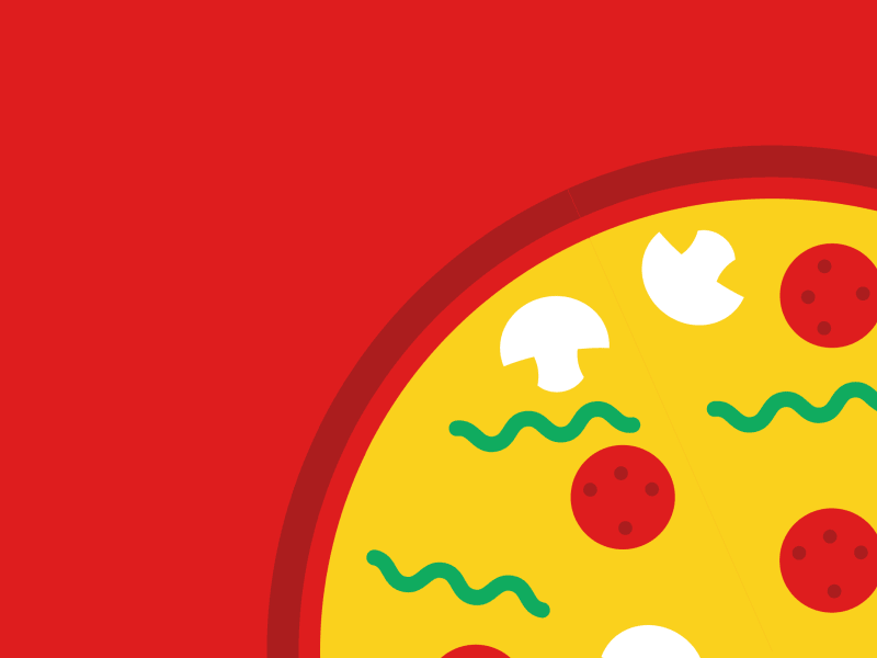 Cheesy Pizza animation food italy london italian mushrooms pepperoni cheese pizza