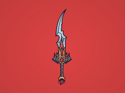 World of Warcraft Sword icon illustration poster series weapon world of warcraft wow