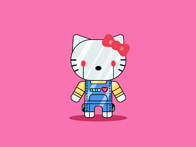 Robot Hello Kitty hello kitty icon illustration robot
