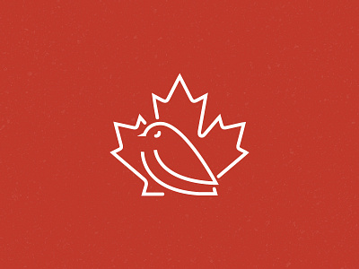 Maple Leaf + Bird bird branding icon logo maple leaf