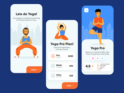 Yoga App Concept | Uplabs Challenge