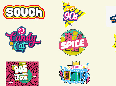 I will create 80s 90s logo typography for your company 3d branding graphic design logo motion graphics