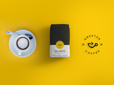 Greater Coffee Brand Design brand brand development corporate identity design system logo logo design