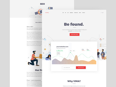VIMA Agency Website and Branding