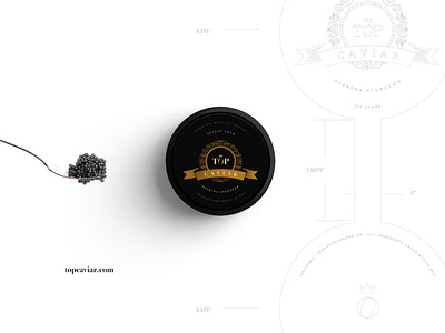 Top Caviar Packaging Design brand design brand identity branding food packaging packaging packaging designer