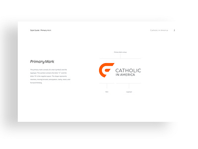 Catholic in America - Brand Design brand identity branding corporate identity design systems identity branding logo logo design style guide