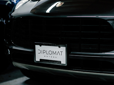 Diplomat Motors - Automotive Logo automotive logo business cards corporate identity logo logo design logotype stationery design